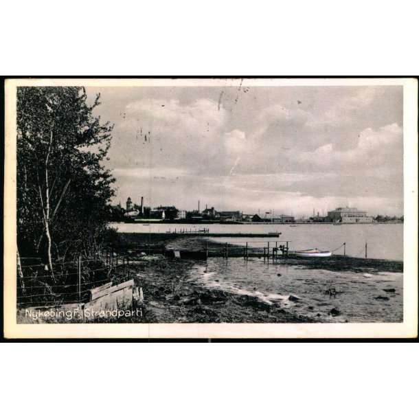 Nyk�bing F. - Strandparti - Stender N.F. 174 - Brugt