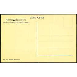 M/S STOKHOLM - Swedish American Line - u/n - Ubrugt