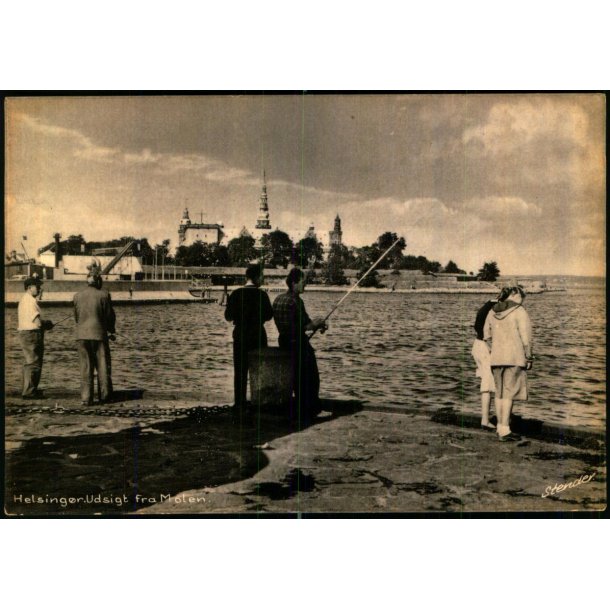 Helsing�r - Udsigt fra Molen - Stender  H. 1025 K - Ubrugt