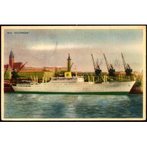 M/S STOKHOLM - Swedish American Line - u/n - Brugt