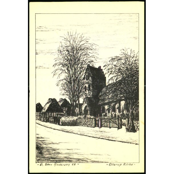 Ollerup Kirke - Skov Andersens Forlag 29 - Ubrugt