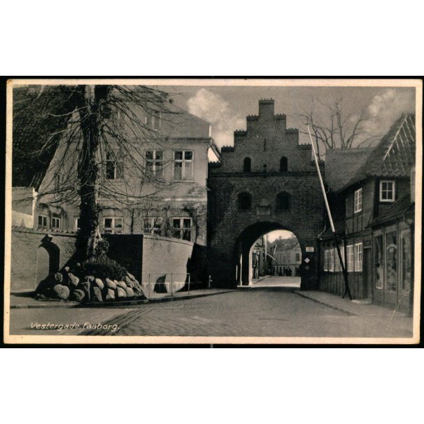 Vestergade -  Faaborg - O.P. 81427 - Brugt