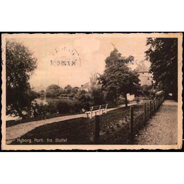 Nyborg - Parti fra Slottet - Stender N. 119 - Brugt