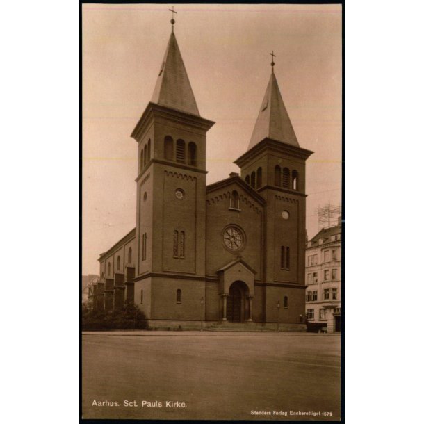 Aarhus - Sct. Pauls Kirke - Stender 1579 - Ubrugt