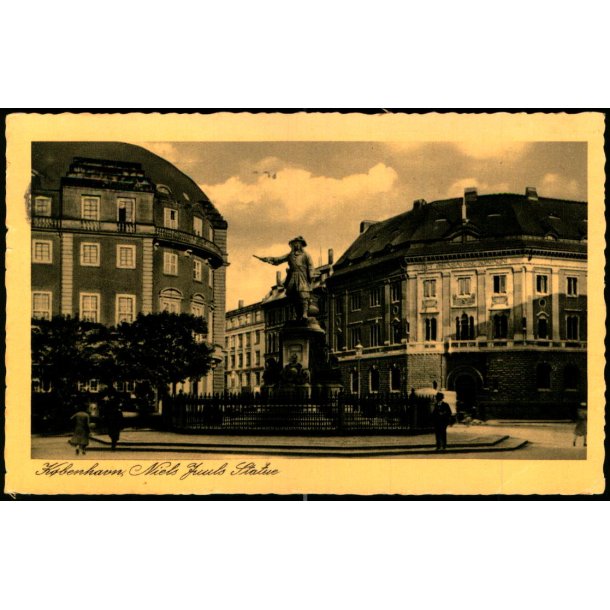 Kbenhavn - Niels Juels Statue - John. Meinckes Kunstforlag 68 - Brugt