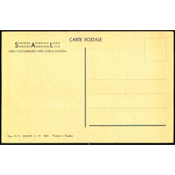  M/S STOKHOLM - Swedish American Line - u/n - Ubrugt