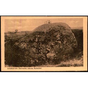 Damesten - Danmarks St�rste Rullesten - H. Andr. Hansen 21 - Ubrugt