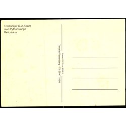 Terrarieejer C.A. Gram med Pythonslange - O.P.O. 8518 - 3 - Ubrugt