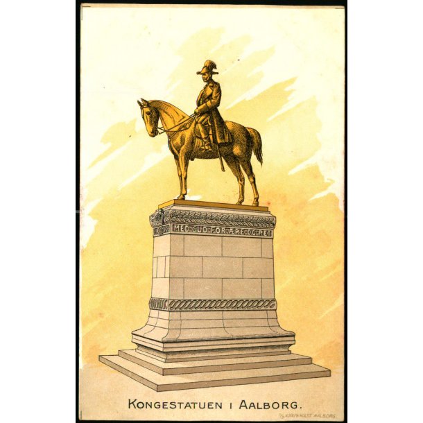 Kongestatuen i Aalborg - A/S Adolph Holst u/n