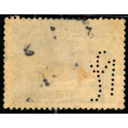 Perfin - Srensen, Madsen &amp; Co. p Jernbanemrke - Stemplet