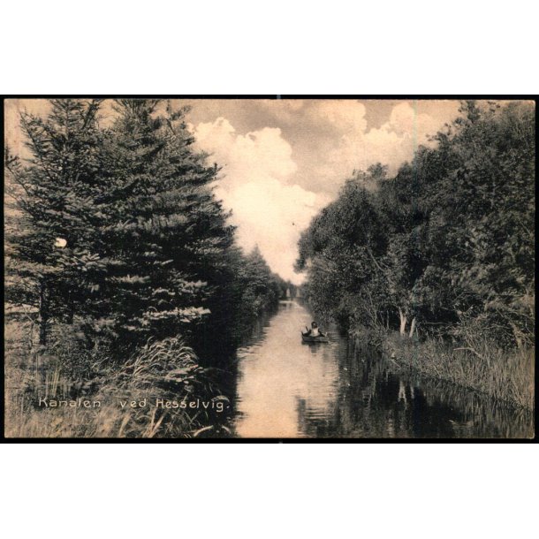 Kanalen ved Hesselvig - J. Jacobsen 3553 - Ubrugt