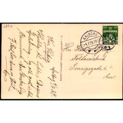 Aalborg - Banegaardspladsen med Christian IX Statue - Kunstforlaget Norden 24