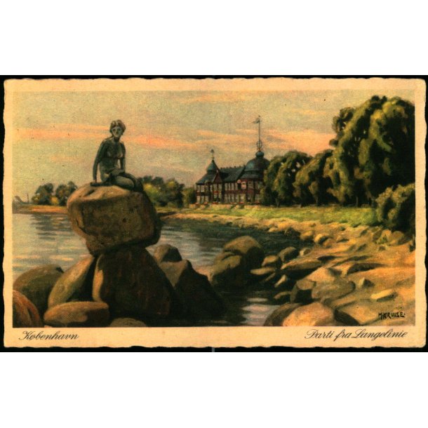 K�benhavn - Parti fra Langelinie - H. krause - u/n