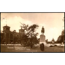 Aalborg - Banegaardspladsen med Christian IX Statue - Kunstforlaget Norden 24