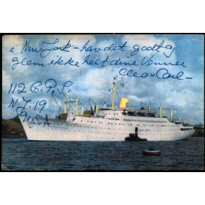 M/S STOKHOLM - Swedish American Line - u/n - Brugt