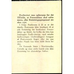 Postbevis - R - 27. Maj 1928