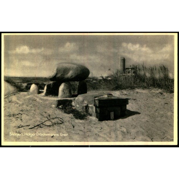 Skagen - Holger Drachmanns Grav -  Stender 8 - Ubrugt