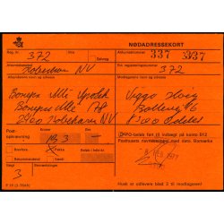 Ndadressekort - 8. feb. 1977