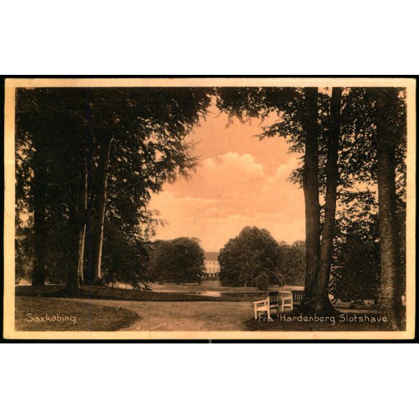 Saxk�bing - Fra Hardenberg Slotshave - Stender 33383 - Brugt