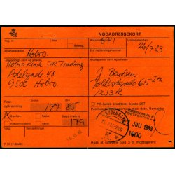 Ndadressekort - 27 Juli  83