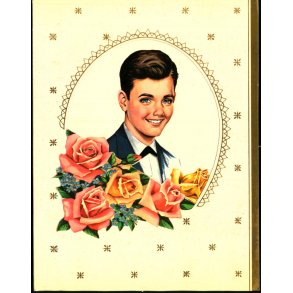 Eilif Frederiksen  - Konfirmationstelegram  14 x 18 cm. - Stender 2185/108 D