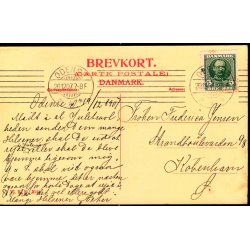 Odense - Sct. Knuds Kirke set fra Munkem�lle - W.K.F. 3541 - Brugt