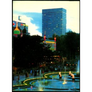 The Royal Hotel as seen from the Tivoli Gardens at Twilight - IHA u/n