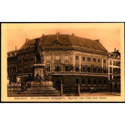 Kbenhavn - Det stasiatisk Kompagnis.  Bygning med Niels Juels Statue - Alex Vincent 198 - Ubrugt