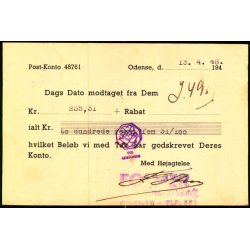 Folmer Andersen - Odense - Helsagskort u/n - Brugt