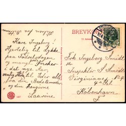 Udsigten fra pavillonen ved Pomle - Warburgs Kunstforlag 1427 - Brugt