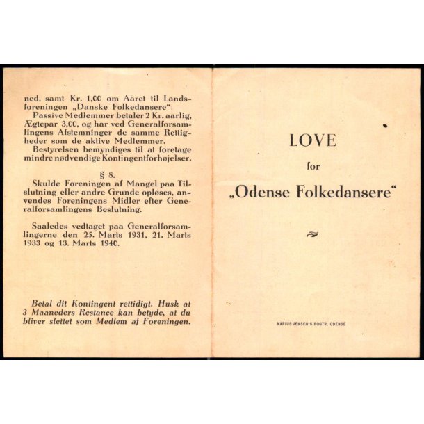 Love for "Odense Folkedansere"