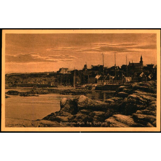 Bornholm - Parti fra Gudhjem - Stender 35065