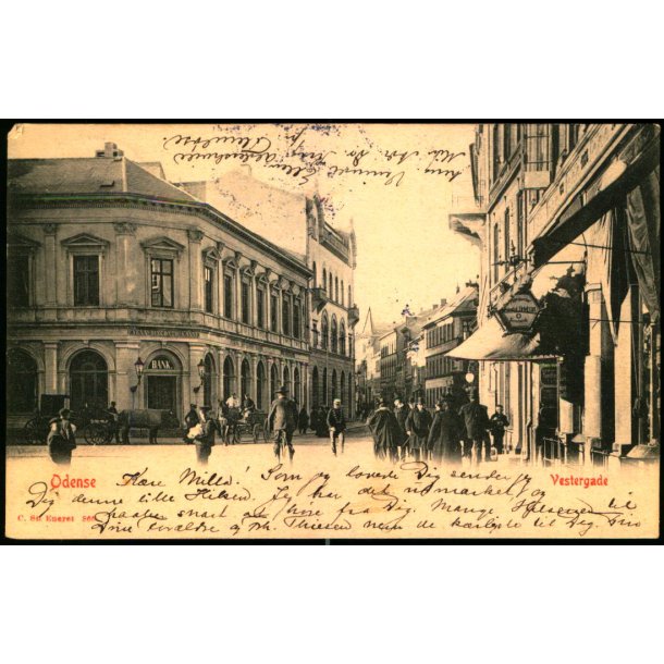 Odense - Vestergade - C. St. 865 - Brugt