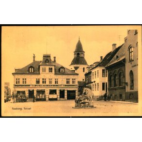 Faaborg - Torvet - F.C. Alstr�ms Bogh. 38772 - Brugt