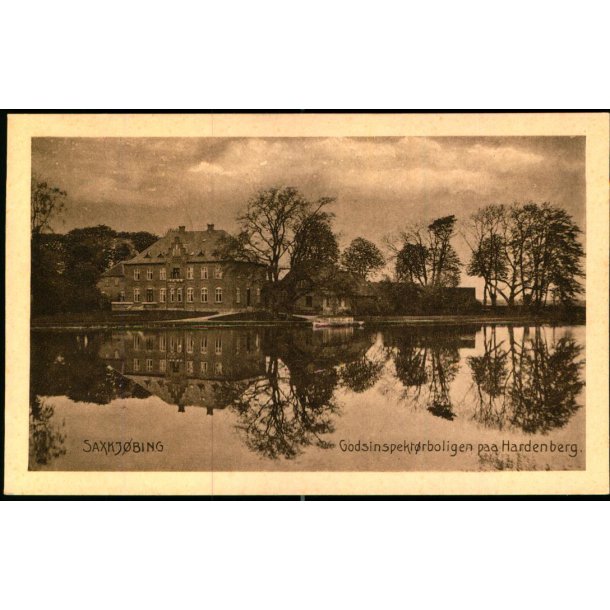 Saxkj�bing - Godsinspekt�rboligen paa Hardenberg - Carl Christensen u/n - Ubrugt