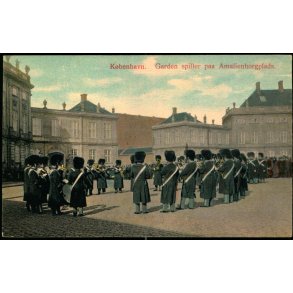 Kbenhavn - Gardens Musikkorps (paa Amalienborgplads) Eneret 1016