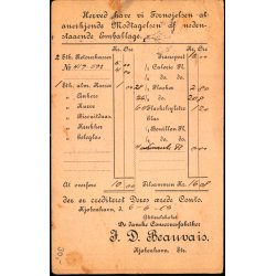 De danske Conservesfabrikker J.D. Beauvais - Helsagskort u/n - Brugt