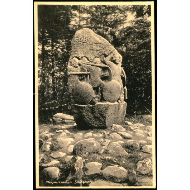 Magnusstenen - Skibelund - Askov Bogh. 84385 - Ubrugt