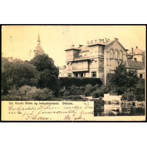 Sct. Knuds Kirke og Industripal�et - Odense - H.H.O. 396 - Brugt