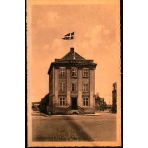 Nyk�bing F. - Telegrafstationen - V. Kristoffesens Bogh. u/n - Ubrugt