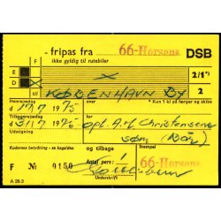 Fripas fra 66- Horsens - DSB - 26 - 5 1976