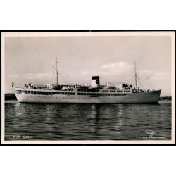 M/S "SAGA" - Fotokort  J&W 329 - Ubrugt