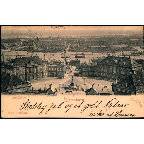 Kj�benhavn - Amalienborg - R.&amp; J.B. 4502