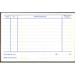 A/S Andr.Jensen &amp; S�n - Helsagskort u/n - Ubrugt