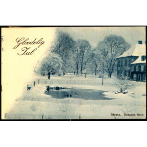 Odense - Kongens Have - Gl�delig jul - Stender 41479 - Brugt