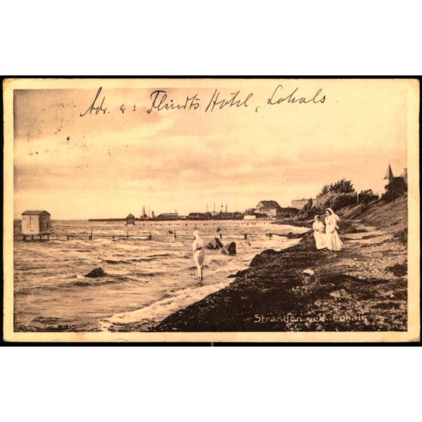 Stranden ved Lohals - N.J. Flindt 28595 - Brugt