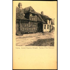 Hans Rasmussen - Faaborg - Gammelt Borgerhus -  �stergade - Ole Bagers Bogh. u/n - Ubrugt