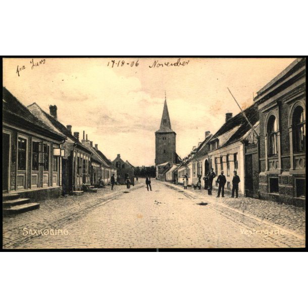 Saxkj�bing - Vestergade - Julius Lund 4857 - Ubrugt