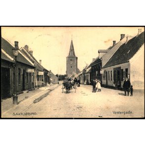 Saxkj�bing - Vestergade - Julius Lund 14419 - Brugt