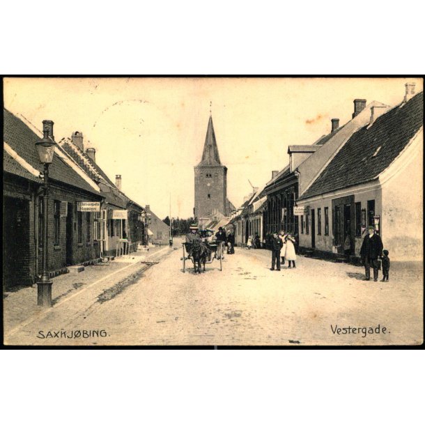 Saxkj�bing - Vestergade - Julius Lund 14419 - Brugt